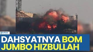 Dahsyatnya Bom Jumbo Hizbullah Gempur Israel Utara Markas Zionis Habis Diledakkan Pemukiman Musnah