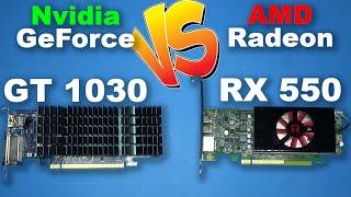 Same Price?  Whos better? Nvidia GT 1030 vs AMD Radeon RX550 Benchmark