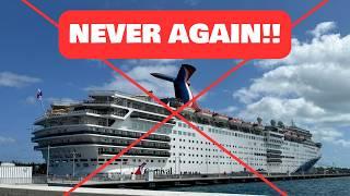 Why Ill NEVER cruise on Carnivals old cruise ships again