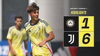 HIGHLIGHTS Primavera 1  UDINESE 1-6 JUVENTUS  Matchday 3