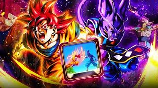 IM IMPRESSED A SOLID PLAT FOR BOTH LF GOD GOKU AND BLU BEERUS  Dragon Ball Legends