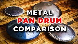 HandpanMetal Pan Drum Comparison RAV Vast vs. Tacta vs. GUDA