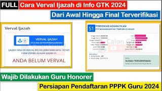 FULL Cara Verval Ijazah di Info GTK untuk Pendaftaran PPPK Guru 2024 & Link untuk Verval Ijazah S1