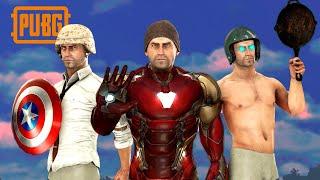 Noobvengers in Pubg  Funny Animation Compilation Iron Noob Man Thor Capt. America