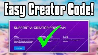 How To Get An Epic Support A Creator Code Fortnite