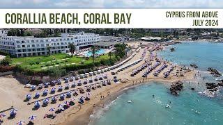 Corallia Beach in July - Coral Bay Cyprus