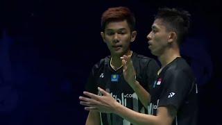 fajar ALFIAN  rian ARDIANTO vs Aaron CHIA  Soh WOOI YIK  all England open 2019