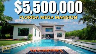 Inside a $5500000 FLORIDA MEGA MANSION  Luxury Home Tour  Peter J Ancona