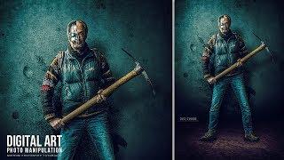 The Last Cyborg Photo Manipulation Effect Photoshop Tutorial