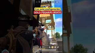 LA MEJOR CONFIGURACIÓN PARA PEGAR SOLO TIROS A LA CABEZA EN FREE FIRE 2024 100% HEADSHOTS