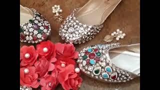 Pakistani Kundan khussa  Fancy Khussa   Zebaish Brides