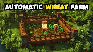 This Automatic Wheat Farm couldnt be more easier  Minecraft 1.21