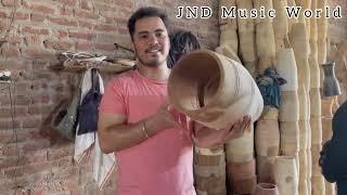 Professional Dholak Making Complete Process in  JND Music World Dehradun Uttrakhand