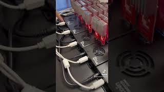 This is the largest USB Bitcoin Mining Setup in the world #Shorts  How Much?