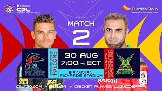 LIVE  Antigua & Barbuda Falcons vs Guyana Amazon Warriors  CPL 2024