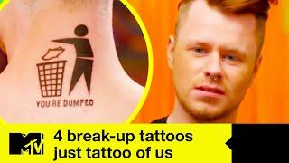 4 Of The Most Brutal Breakup Tattoos Of All Time  Just Tattoo Of Us