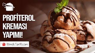 ORJİNAL PROFİTEROL KREMASI NASIL YAPILIR? PÜF NOKTALARI.. #tatlı #krema #profiterol #tarif #püfnokta