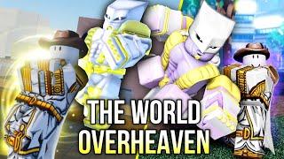 Using The World Over Heaven In Different Roblox JoJo Games