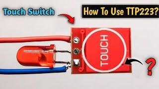 How To Use ttp223  Touch Switch Mai Wiring Kaise  Kare  #viralvideos