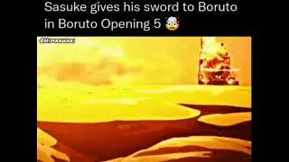 Sasuke Give His Sword To Boruto  Boruto Foreshadowing.