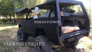 Nissan patrol покрашен в раптор  Покраска авто Киев.