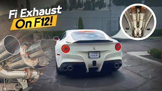 UPGRADING MY FERRARI F12 EXHAUST TO A FORMULA 1 SOUND