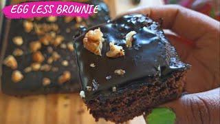 ಮೊಟ್ಟೆ ರಹಿತ ಬ್ರೌನಿ ರೆಸಿಪಿ   egg less brownie recipe brownie cake in Kannada brownie subtitles