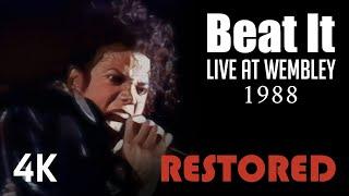 Michael Jackson BEAT IT Live at Wembley 1988  4K ULTRA HD