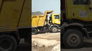 dump truck 22  heavy loaded dump truck #dumptruck #shorts