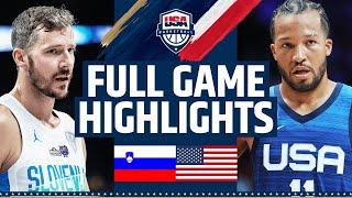 SLOVENIA vs USA SHOWCASE  FULL GAME HIGHLIGHTS  August 12 2023