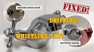 How to fix a whistling dripping tap  faucet