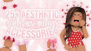 25+ AESTHETIC VALENTINES day ROBLOX ACCESSORIES with CODES prices AND LINKS  AdrieCookie 