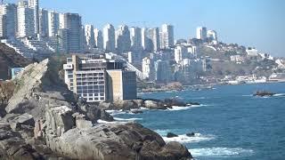 Concón Valparaíso region Chile. Ocean waves. Relax. - Part 1.