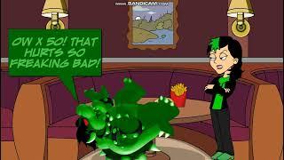 Dark Plasma Bowser Steals a Shamrock Shake from Someone on St. Patricks DayGrounded