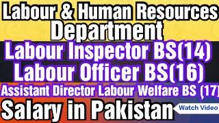 Labour Officer Salary  Labour Inspector Salary  Assistant Director Labour Welfare Salary #newjobs