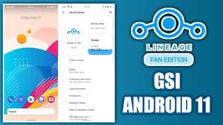 GSI  LineageOS Fan Edition Isobar Android 11 - Samsung A20