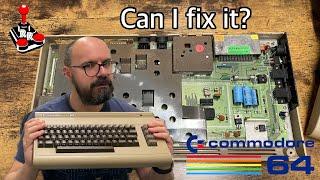Fixing an untested and unloved Commodore 64