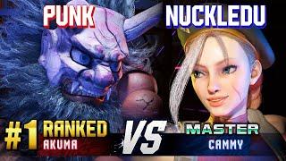 SF6 ▰ PUNK #1 Ranked Akuma vs NUCKLEDU Cammy ▰ High Level Gameplay