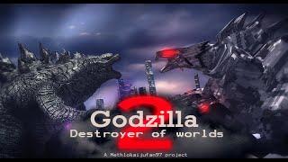 Godzilla-Destroyer of Worlds part 2  Godzilla vs Mecha-Mutofull animation