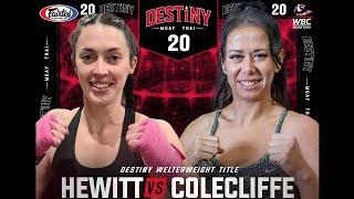 Emily Hewitt Vs Katie Judge Colecliffe - Destiny Muay Thai 20