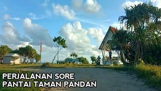 PERJALANAN SORE KE PANTAI TAMAN PANDAN UJUNG GENTENG SUKABUMI