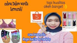 Shopee Haul - Bra dan Celana Dalam Termurah dishopee