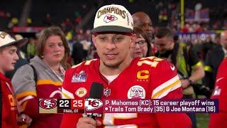 Patrick Mahomes Super Bowl LVIII Post Game Interview