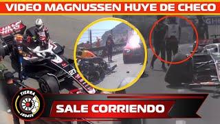 ¡SALE CORRIENDO VÍDEO QUE NO SE VIO MAGNUSSEN HUYE DE SERGIO PÉREZ PARA NO DARLE LA CARA GP MONACO