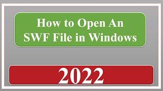 How to Open an SWF File by using SWF Player - 2022 IT 360 Degree By Ravi Kumar