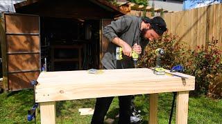 How To Build a Simple Cheap Work Bench