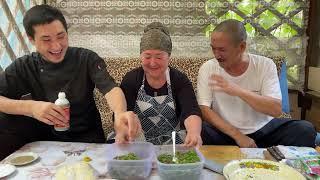 Готовлю с Родителями дома пельмени Уйгурские рецепт