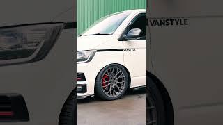 VW Transporter T6 Slammed On Velare Wheels