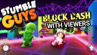 LIVE LETS PLAY BLOCK DASH MAP - Stumble Guys Indonesia Asia Server  #stumbleguys #gaming