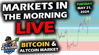 MARKETS in the MORNING 5212024 Bitcoin $71300 Ethereum ETF Surge Alts Up DXY 104 Gold $2426